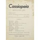 CASSIOPEIA. Antologia de Poesia e Ensaio. Orientação e edição de António Carlos, António Ramos Rosa, João Rui de Sousa, José Bento e José Terra. 1º Fasciculo.