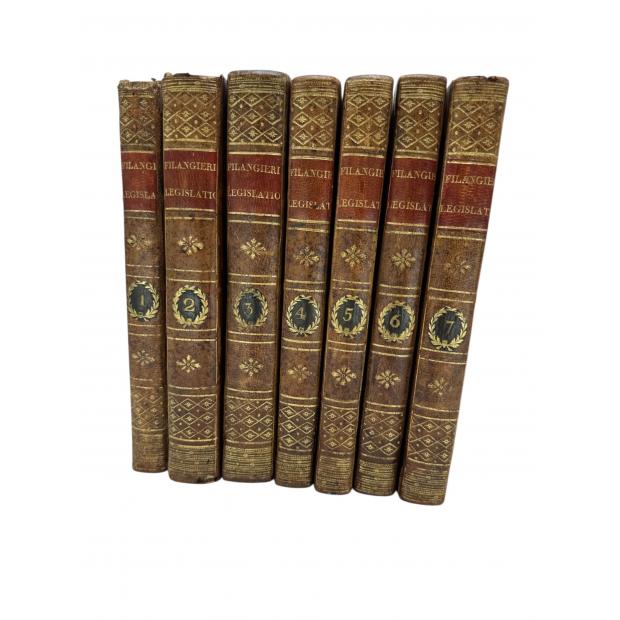 FILANGIERI, Gaetano. - LA SCIENCE DE LA LÉGISLATION. Ouvrage traduit de l’Italien, d’après l’édition de Naples de 1784. Seconde éd. revue et corrigée. Tomo I (ao VII).