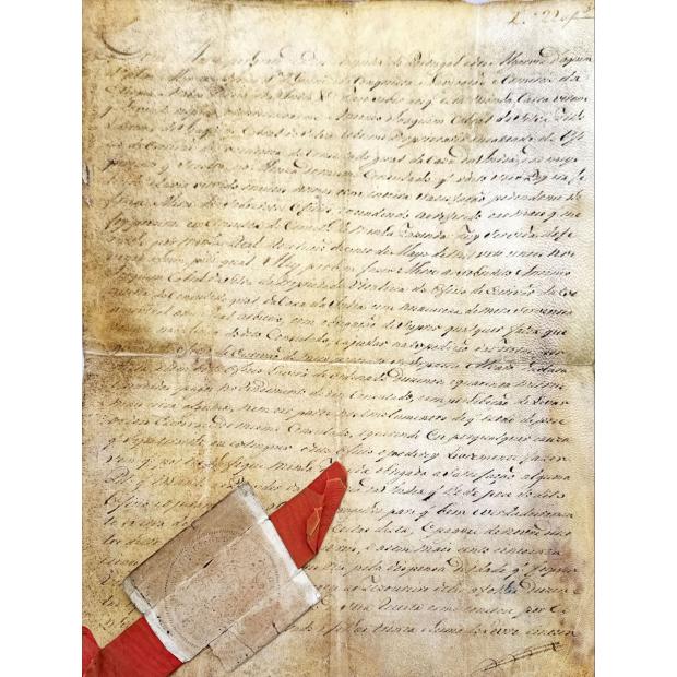MANUSCRITO. - D. MARIA I. Carta régia de mercê.