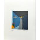 VASCONCELOS, Mário Cesariny de. - SOMBRA DE ALMAGRE. Poema e serigrafia de...  