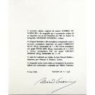 VASCONCELOS, Mário Cesariny de. - SOMBRA DE ALMAGRE. Poema e serigrafia de...  