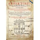 CASTRO, Manuel Mendes de. - REPERTORIO DAS ORDENAÇOES DO REYNO DE PORTUGAL. Nouamente Recopilladas. Com as remissões dos Doutores todos do Reyno, que as declarão, & concordia das Leys de partida de Castella, & nesta segunda impressam muyto mais accrescentado. 