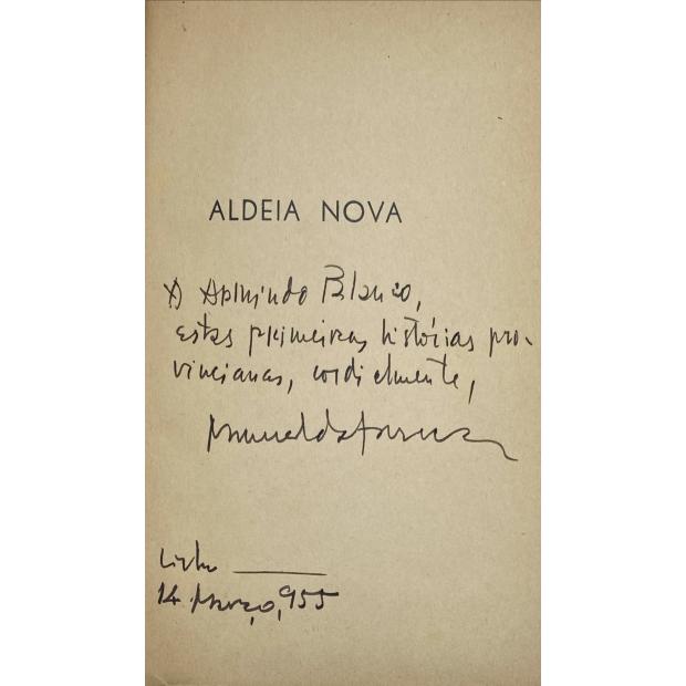 FONSECA, Manuel da. - ALDEIA NOVA. Contos. Capa de Manuel Ribeiro de Pavia. 