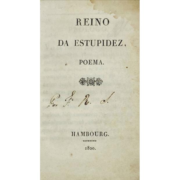 FRANCO, Francisco de Melo. - REINO DA ESTUPIDEZ. Poema. 