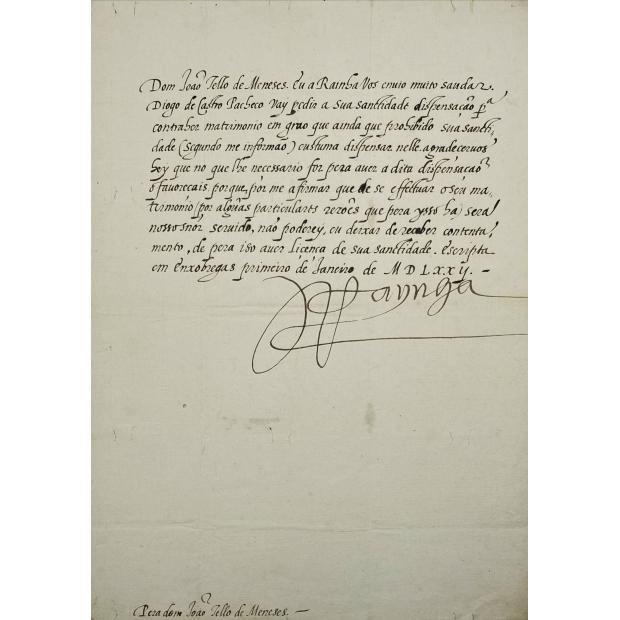 MANUSCRITO. D. CATARINA. 1571