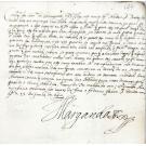 MANUSCRITOS. DUQUESA DE MANTUA. 1640 ( Margarida de Saboia)