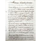 MANUSCRITO. MOUZINHO DA SILVEIRA. “Memoria contemporânea”. Paris 1830.