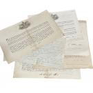 MANUSCRITOS. 10 DIPLOMAS REAIS DE D. MARIA E D. LUIZ.