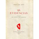 SENA, Jorge de. - AS EVIDÊNCIAS. Poema em vinte e um sonetos.