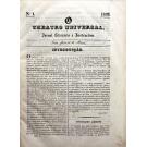 THEATRO (O) UNIVERSAL. Jornal Litterario e instructivo. Nº1 (ao Nº7). 