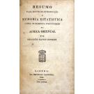 BOTELHO, Sebastião Xavier. - MEMORIA ESTATISTICA SOBRE OS DOMINIOS PORTUGUEZES NA AFRICA ORIENTAL. Junto com:  SEGUNDA PARTE DA MEMORIA ESTATISTICA SOBRE OS DOMINIOS PORTUGUEZES NA AFRICA ORIENTAL. No mesmo volume: RESUMO PARA SERVIR DE INTRODUCÇÃO Á MEMORIA ESTATISTICA SOBRE OS DOMINIOS PORTUGUEZES NA AFRICA ORIENTAL