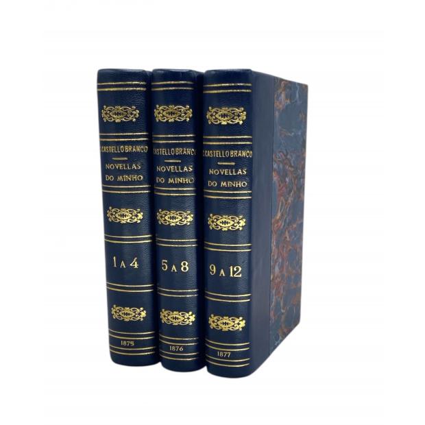 CASTELLO BRANCO, Camillo. - NOVELLAS DO MINHO. Publicação Mensal. Nº1 (ao 12). 