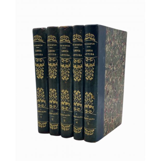 CASTILHO, Julio de. - LISBOA ANTIGA. O BAIRRO ALTO DE LISBOA. Volume I (ao V). 2ª edição consideravelmente acrescentada.