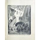 CERVANTES SAAVEDRA, Miguel de. - O ENGENHOSO FIDALGO DOM QUIXOTE DE LA MANCHA. Tradutores Visconde de Castilho e de Azevedo. Com desenhos de Gustavo Doré gravados por H. Pisan. Tomo I (e II). 
