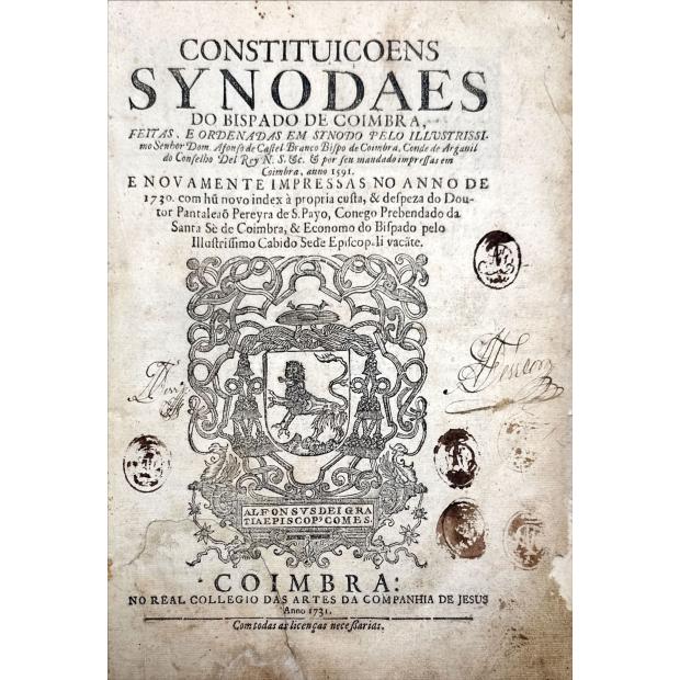CONSTITUIÇOENS SYNODAES DO BISPADO DE COIMBRA