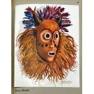 Diamang. - REDINHA, José. - MÁSCARAS DE MADEIRA DA LUNDA E ALTO ZAMBEZE 