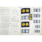 MANUSCRITO. BERNARDO LOPES FERNANDES. Manuscrito de Numismática e Medalhística.