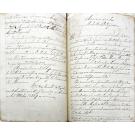 MANUSCRITOS. GARNIER, Abade. - MÉMOIRE SUR LES MÉDAILLES PORTUGAISES. Lisboa, 1 de outubro de 1782. In-8º de 36 folhas.  Junto com: MÉMOIRE SUR LES MONNOIES DE PORUGAL. POUR SERVIR DE REPONSES AUX QUESTIONS PROPOSÉES PAR MONSEIGNEUR LE DUC DE PRASLIN. In-4º de 14 folhas.