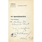 SARAMAGO, José. - OS APONTAMENTOS. 