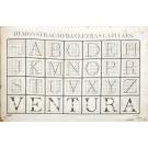 SILVA, Joaquim José Ventura da. - REGRAS METHODICAS PARA APRENDER A ESCREUER OS CARACTERES DAS LETRAS, INGLEZA, PORTUGUEZA, ALDINA, ROMANA, GÓTICA, ITALICA, E GÓTICA GERMANICA. 