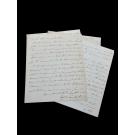 MANUSCRITO. Carta do Marechal Beresford para o Conde de Palmela. 1821