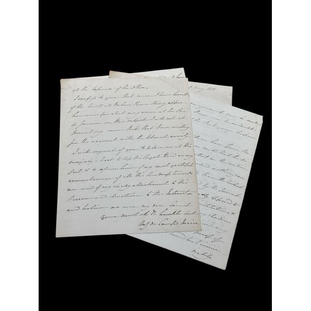 MANUSCRITO. Carta do Marechal Beresford para o Conde de Palmela. 1821