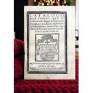 FERREIRA, Frei Bartolomeu. - INDEX LIBRORUM PROHIBITORUM CUM REGULIS. Junto com: CATALOGO DOS LIUROS QUE SE PROHIBEM NESTES REYNOS & SENHORIOS DE PORTUGAL