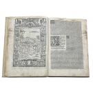 PETRARCA, Francesco. - OPERA DEL PRECLARISSIMO POETA MISER FRANCESCO PETRARCHA con li commenti de miser Bernardo Lycinio sopra li Triumphi.