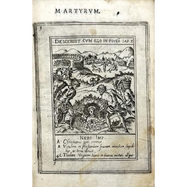 ROSCIUS, Julius. - TRIUMPHUS MARTYRUM IN TEMPLO D. STEPHANI CAELII MONTIS EXPRESSUS.