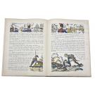 BALZAC, Honoré de. - NAPOLEON son histoire racontée par un vieux soldat dans une grange, précédée d'une vie de Balzac à l'usage de la jeunesse par René Saulnier; arrangements de l'illustration par S. Olesiewicz d'après les images populaires du 1er Empire.