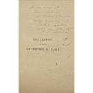 BENALCANFOR, Visconde de. - DEUX CHAPITRES DU LIVRE 