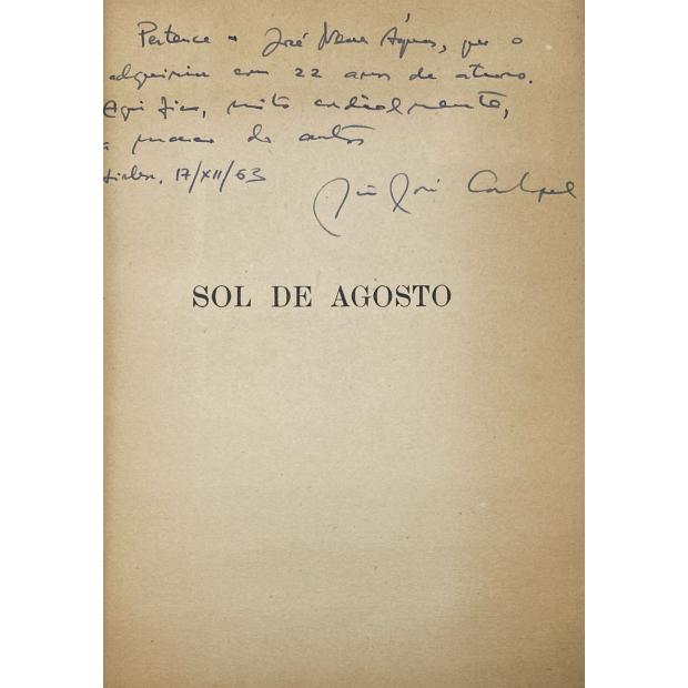 CACHOFEL, João José. - SOL DE AGOSTO. Poema. 