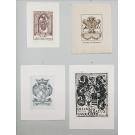 DUARTE, Sérgio Avelar. - EX-LIBRIS PORTUGUESES HERÁLDICOS. (Juntamos os Tomo 2 publicado em 2013). 