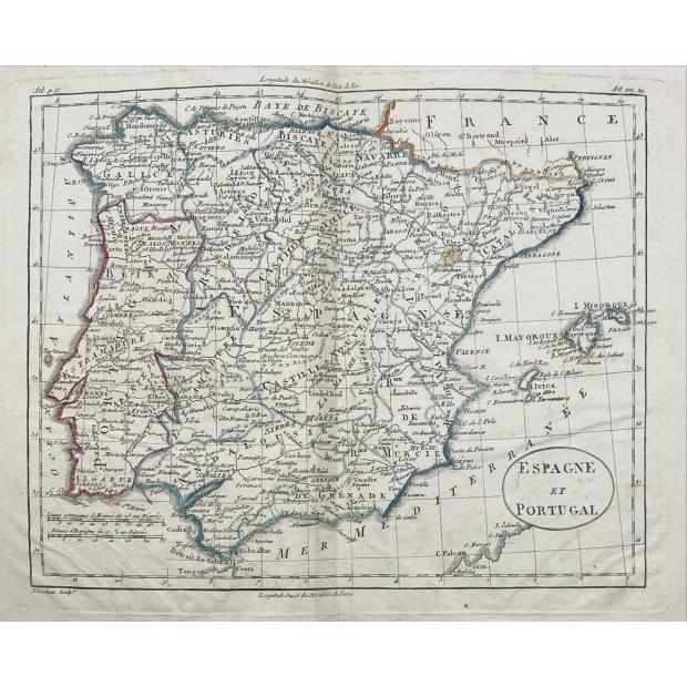 GUTHRIE, M. de. - NOUVEL ATLAS ELEMENTAIRE, pour la Dixieme Edition de l'Abrege de Geographie de Guthrie, Contenant 15 Cartes Enluminees, par Arrowsmith et d'Anville.