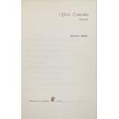 HELDER, Herberto. - OFICIO CANTANTE. 1953-1963.