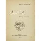 LARANJEIRA, Manuel. - ...AMANHÃ. (Prologo dramatico). 