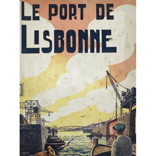LE PORT DE LISBONNE.