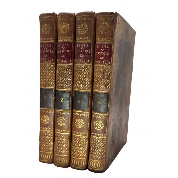 LIBES, A. - HISTOIRE PHILOSOPHIQUE DES PROGRÈS DE LA PHYSIQUE. Tome I (ao IV).