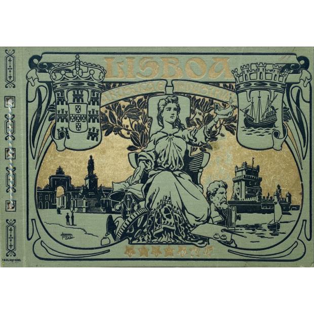 LISBOA ARTISTICA E INDUSTRIAL. Luxuoso album de photographias com um resumo historico da cidade.