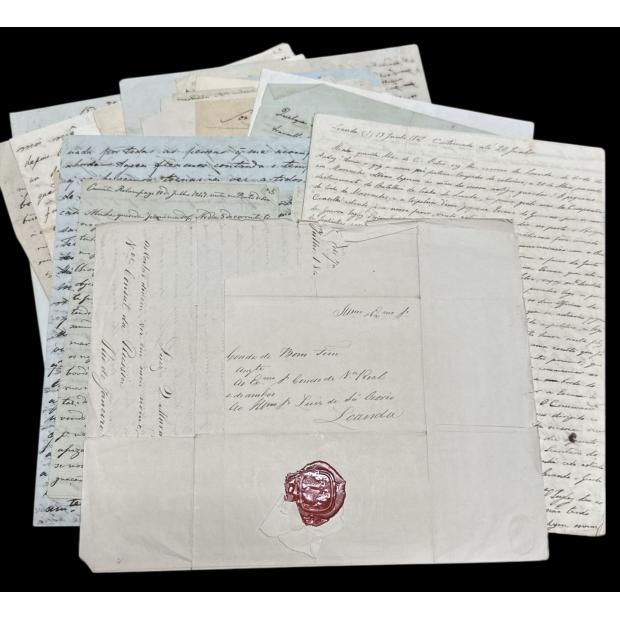 Manuscrito - EXILIO EM ANGOLA do General Conde do Bonfim