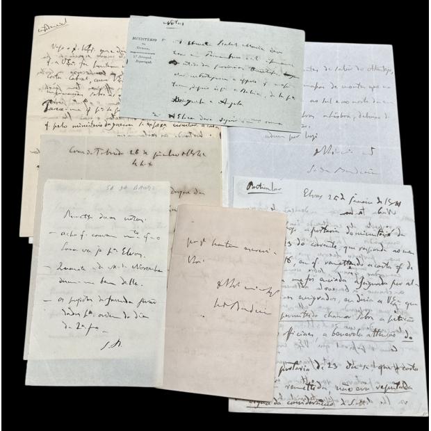 Manuscrito. - SÁ DA BANDEIRA E CONDE DO BONFIM.