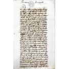 Manuscrito - CAPELA DA NOSSA SENHORA DO PARAISO. Lugar da Lamarosa termo da Cidade de Coimbra. 1797.