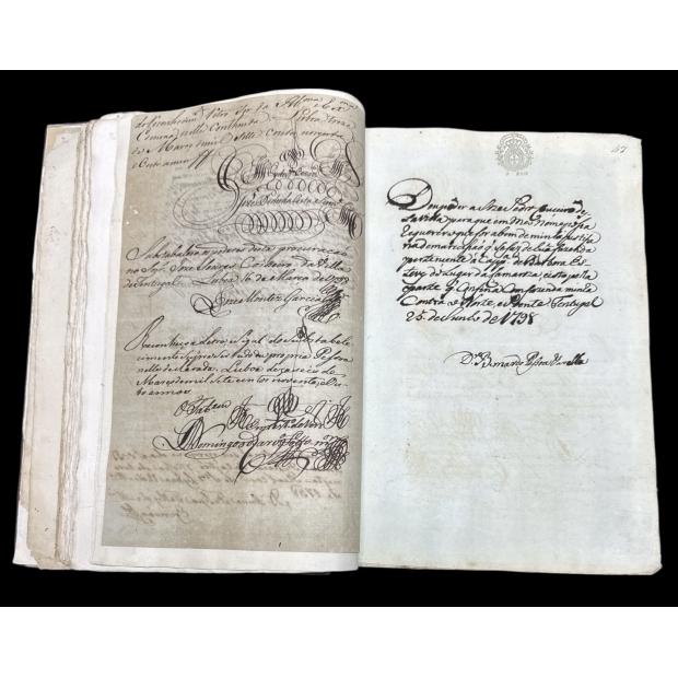 Manuscrito - CAPELA DA NOSSA SENHORA DO PARAISO. Lugar da Lamarosa termo da Cidade de Coimbra. 1797.