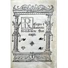 REEGRA & STATUTOS DA ORDEM DE SANTIAGO.