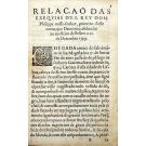 RELAÇÃO DAS EXEQVIAS D'EL REY DOM FILIPPE nosso senhor, primeiro deste nome dos Reys de Portugal. Com algus sermões que neste Reyno se fizerão.