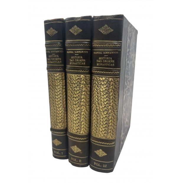 BRANCO, Manuel Bernardes. - HISTORIA DAS ORDENS MONASTICAS EM PORTUGAL. Volume I (ao III).