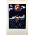 CAMÕES, Luis de. - ESTROFES DE OS LUSÍADAS «EROS E ARES». Introdução por Eduardo Lourenço. Gravuras de Gil Teixeira Lopes.