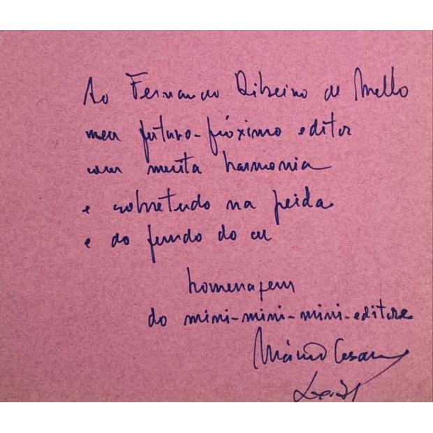CESARINY, Mário. - REIMPRESSOS CINCO TEXTOS COLECTIVOS DE SURREALISMO EM PORTUGUÊS DE QUE SÃO AUTORES: António Maria Lisboa. Mário Cesariny de Vasconcelos. Pedro Oom. Mário Henrique Leiria. Henrique Risques Pereira e Cruzeiro Seixas. (assinado por Cesariny)