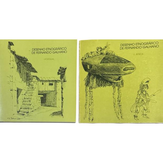 GALHANO, Fernando. - DESENHOS ETNOGRÁFICOS. I - Portugal. II - África. 