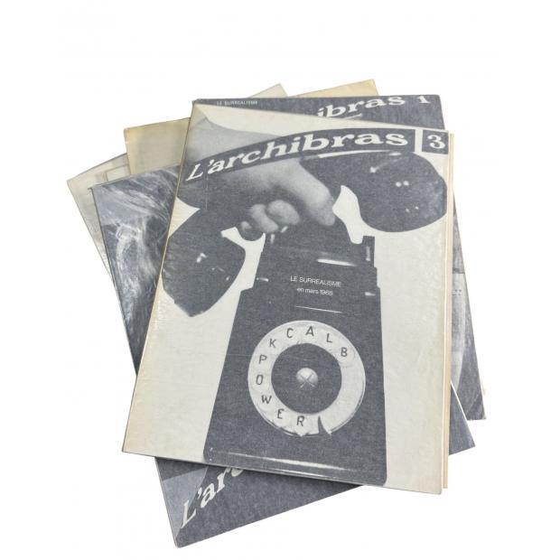 L'ARCHIBRAS. Le surrealisme. Nº1 - Abril de 1967 (ao nº 7 - Março de 1969). 